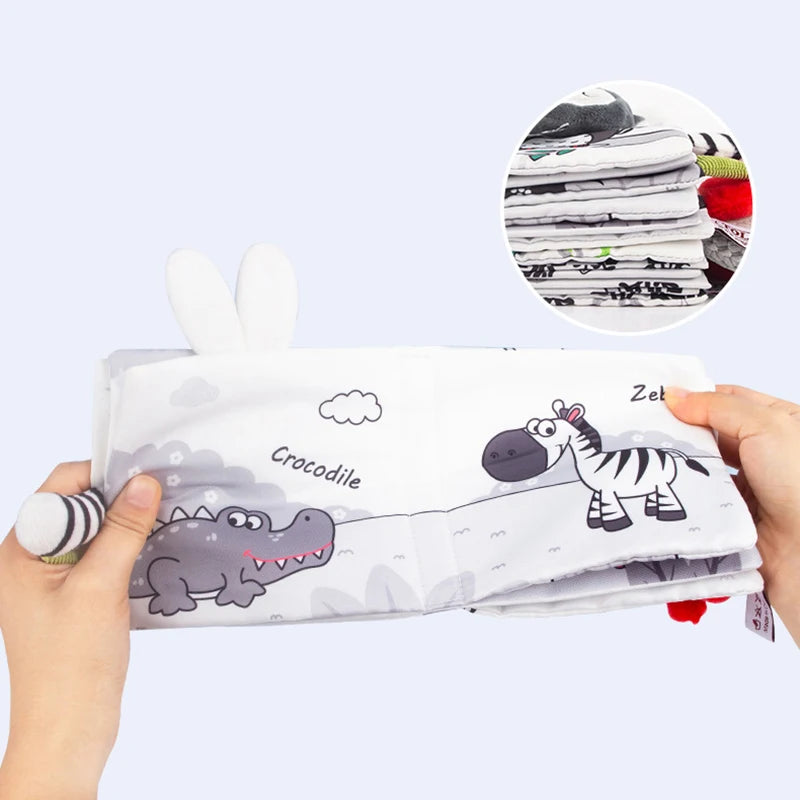 Soft Baby Cloth Animal Book | Engaging Sensory Learning Toy