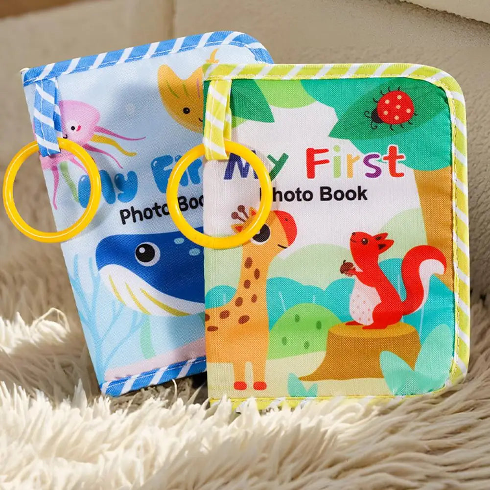 Soft Cloth Cartoon Baby Photo Memory Album | Handmade Keepsake Gift
