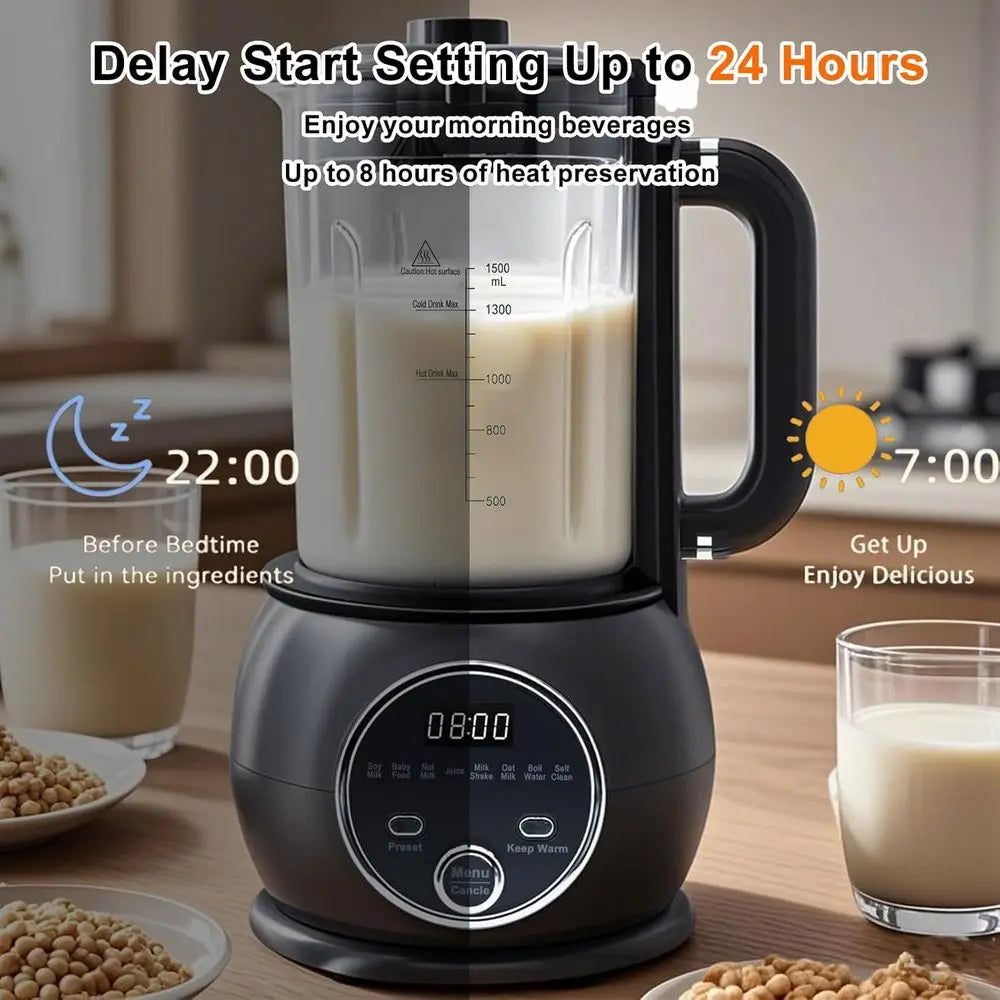 Nut Milk Maker | Automatic Blender for Plant-Based Milks