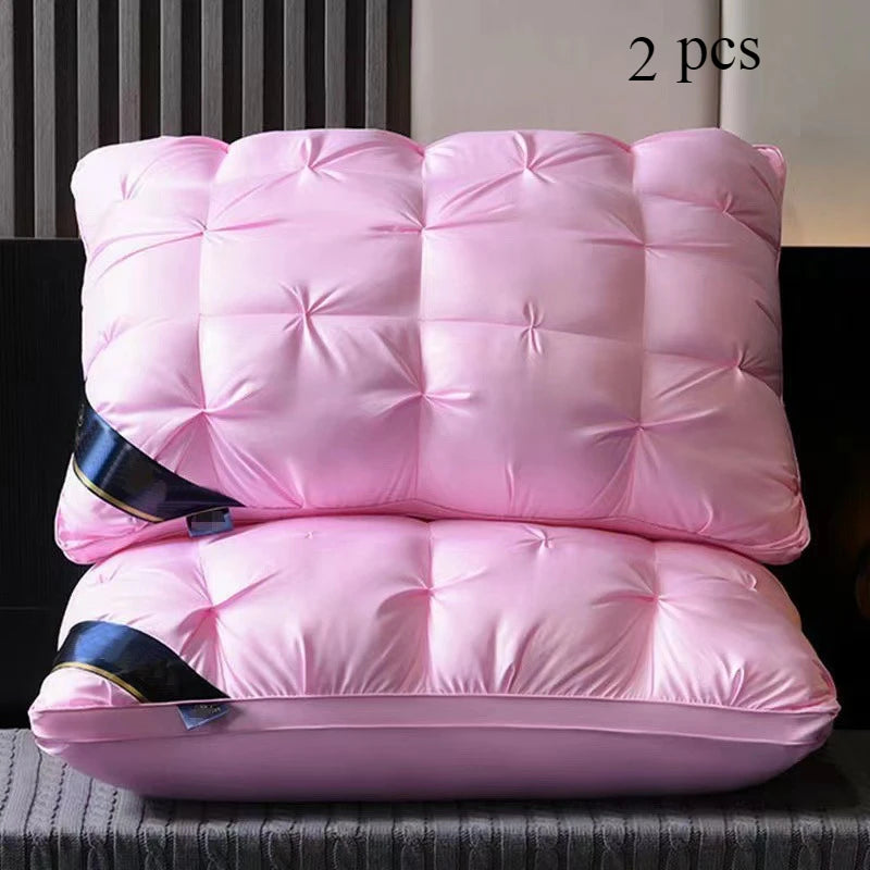 Comfortable Cervical Pillow | Elegant Twisted Flower Design