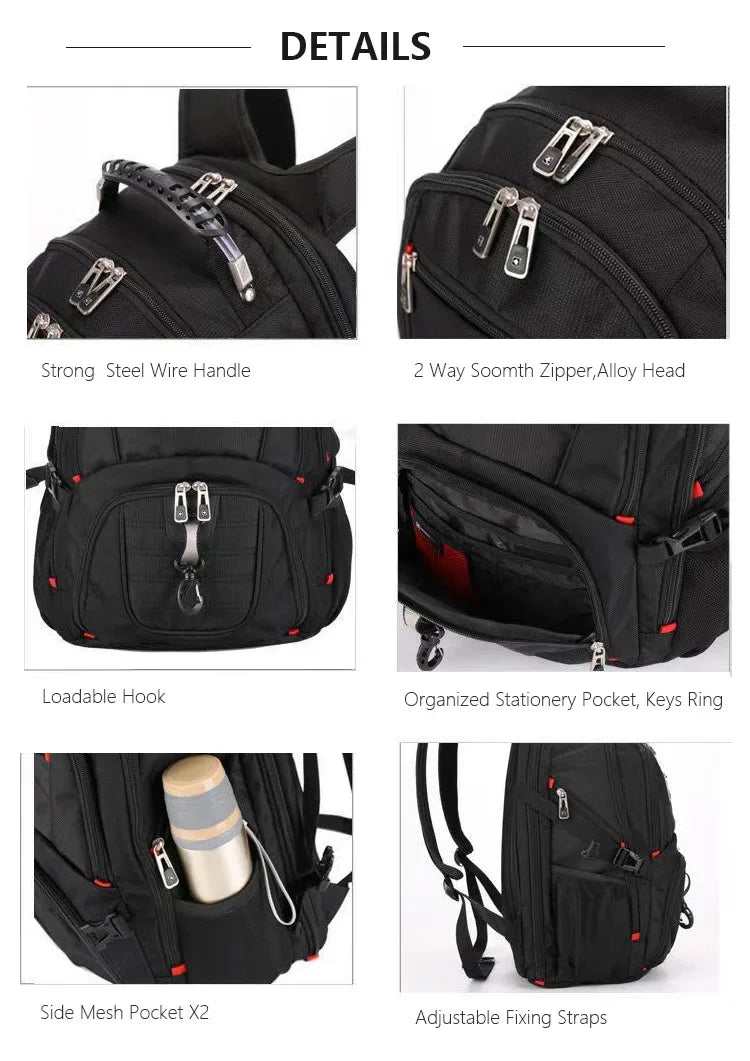 Durable 17 Inch Laptop Backpack | Versatile Travel & College Bag