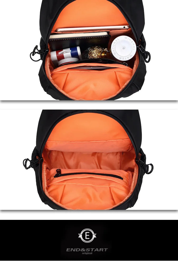 Stylish Small Men's Backpack for School & Outdoor Adventures