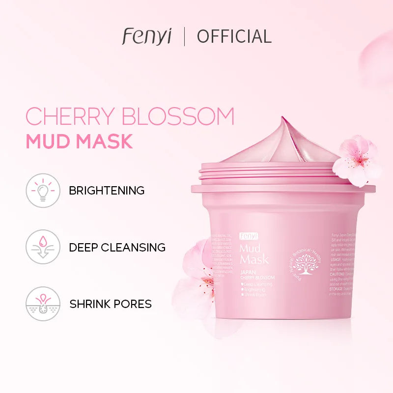 Sakura Mud Face Mask | Deep Clean Blackhead Control for Radiant Skin