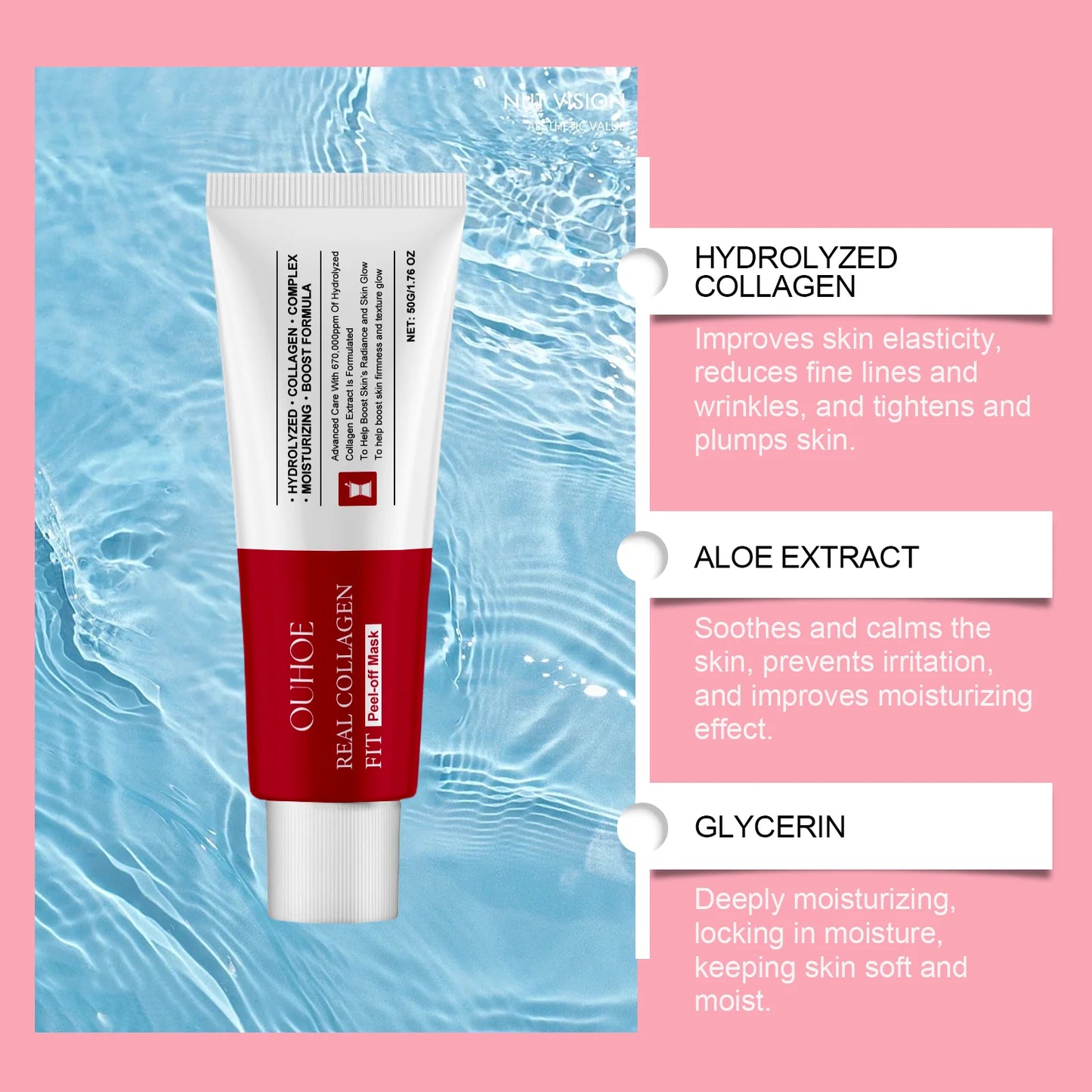Collagen Peel Off Mask | Hydrating Anti-Aging Skincare Treatment