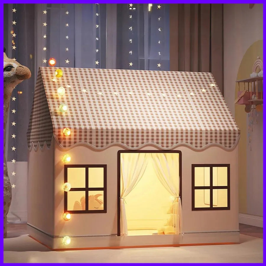 Kids Foldable Play Tent | Fun Indoor Outdoor Princess Castle