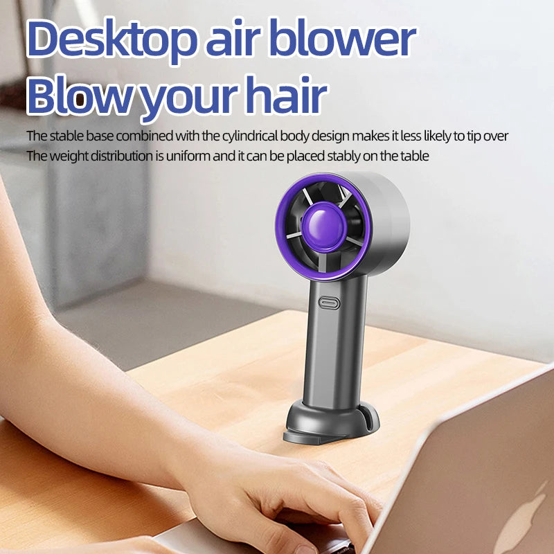 Portable Mini Handheld Fan | USB Rechargeable Mute Travel Fan