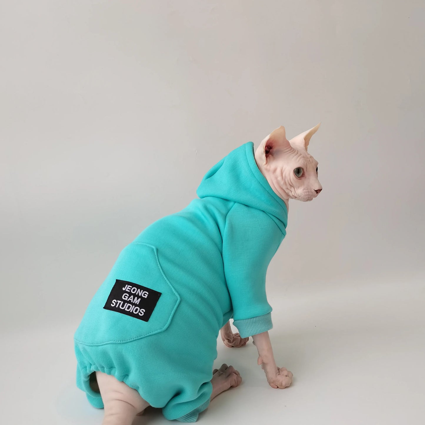 Soft Fleece-Lined Coat for Cats | Cozy Autumn Winter Hoodie