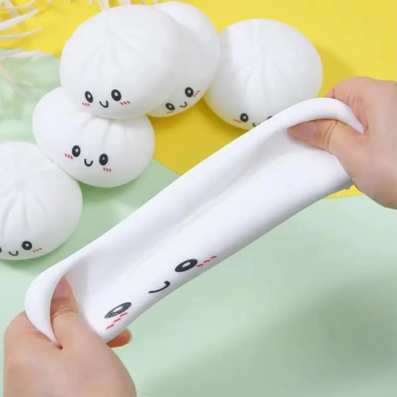 Giant Dumpling Toys Anxiety Relief Fidget Toy Simulation Food Steamed Stuffed Bun Soft Squeeze Decompression Dough Toy