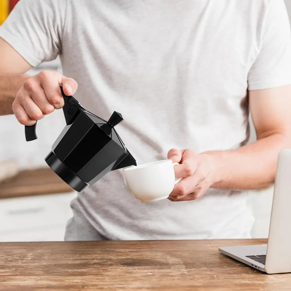 Detachable Electric Espresso Mocha Pot | Fast Brewing Coffee Maker