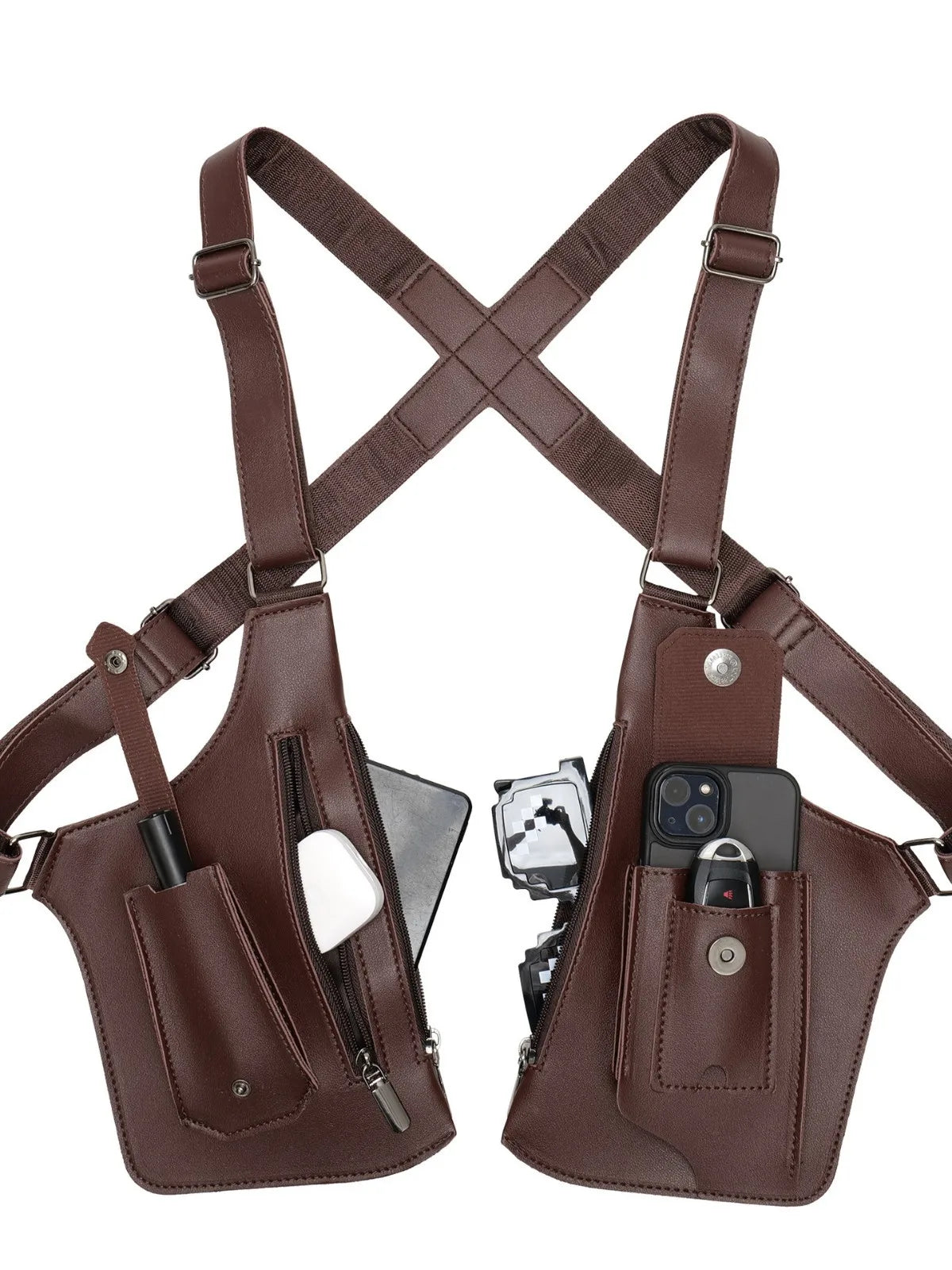 Waterproof Multi-Pocket Tactical Fishing Bag | Outdoor Crossbody
