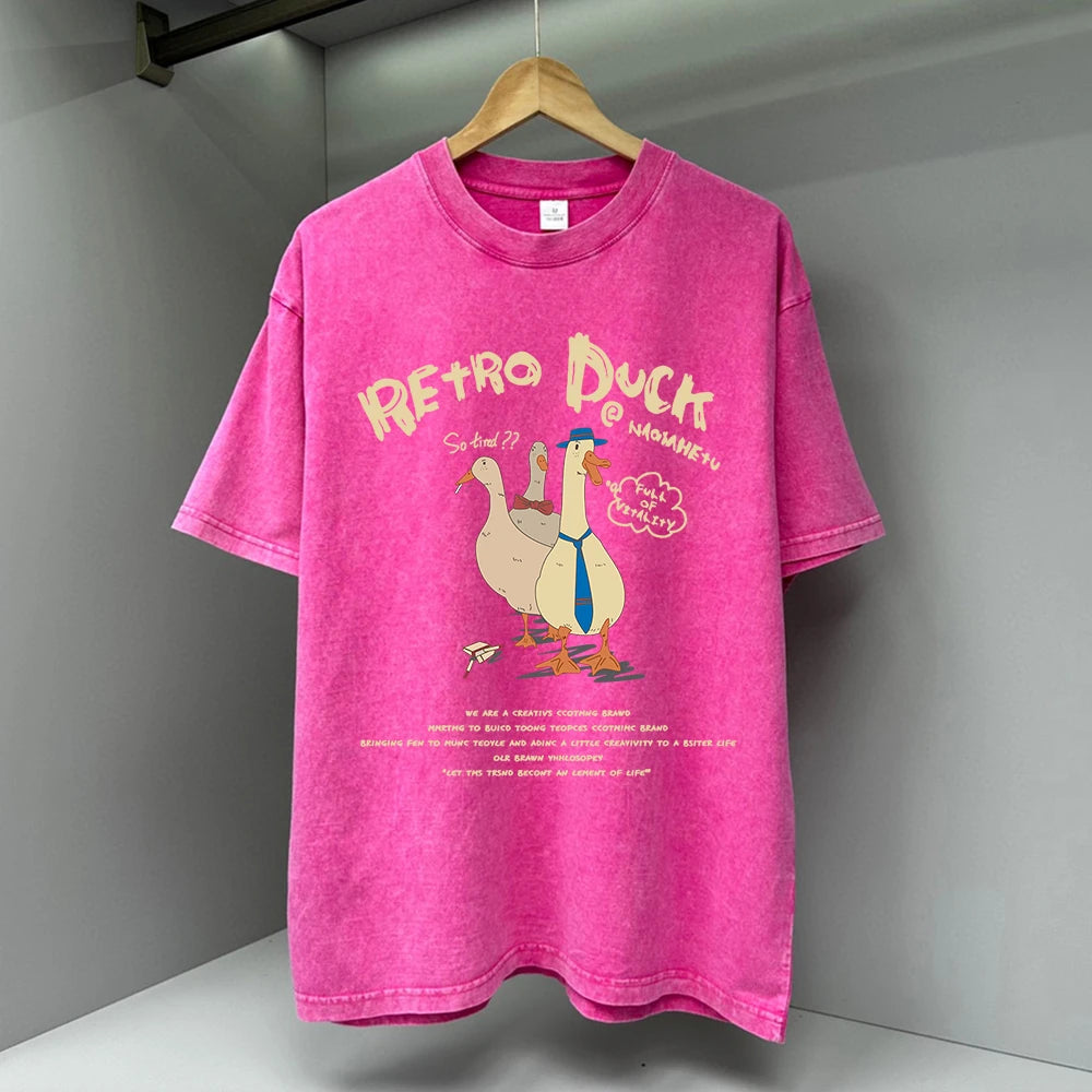 Men's Retro Cartoon Graphic T-Shirt | Stylish Summer Wear