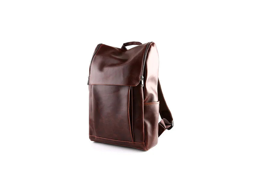 Men's Vintage Leather Backpack | Large Capacity Multifunctional Bag
