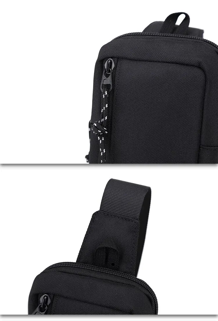 Trendy Men's Crossbody Bag | Stylish Diagonal Shoulder Backpack