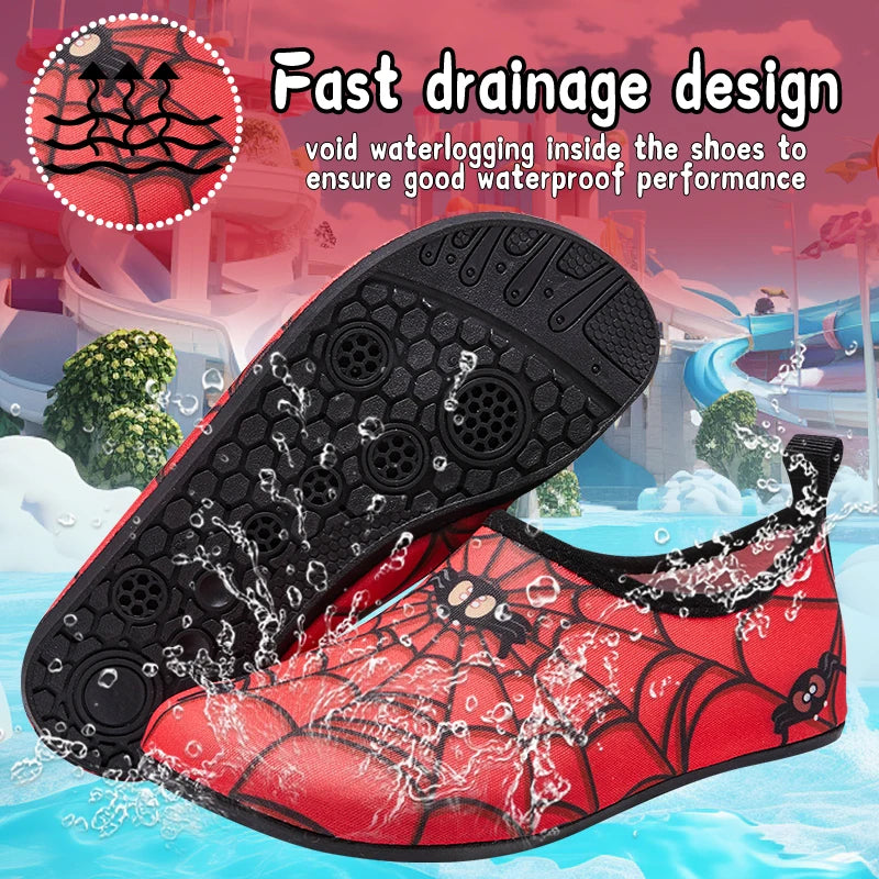 Kids Quick-Drying Aqua Beach Shoes | Lightweight Swim Footwear