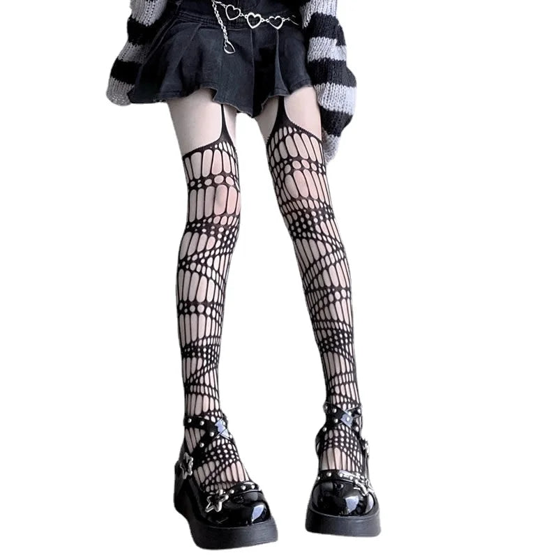Long Sexy Fishnet Stockings for Women | Embrace Gothic Style