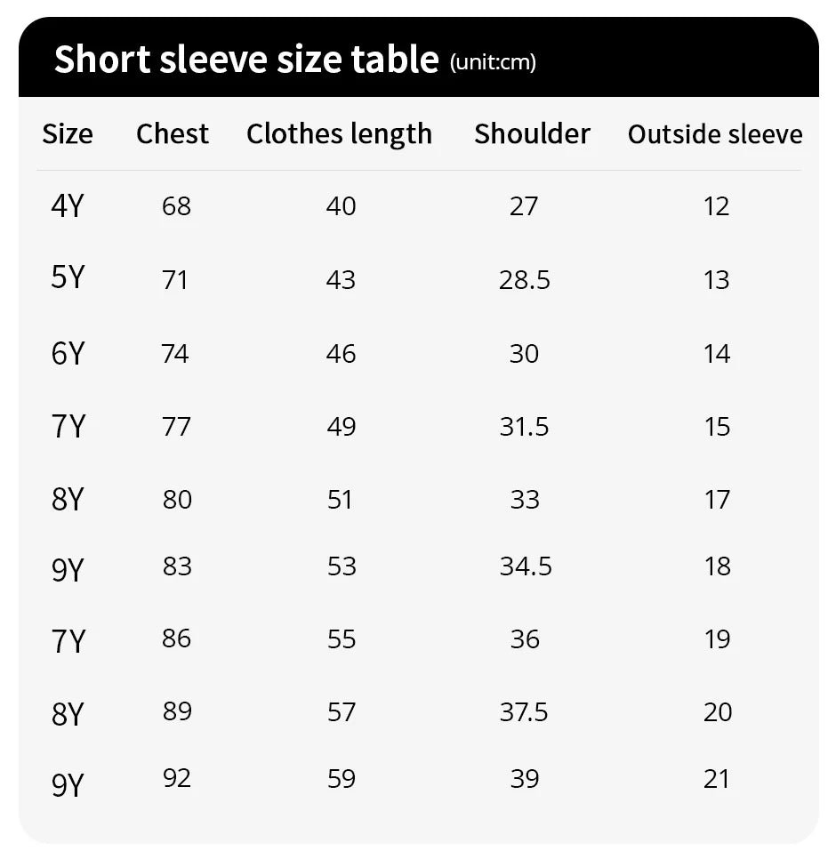 4-Piece Summer Boys' Outfit Set | Trendy Short Sleeve Tees