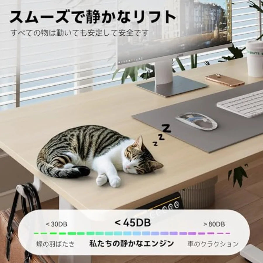 Electric Standing Desk | Adjustable Height Sit-Stand Home Office