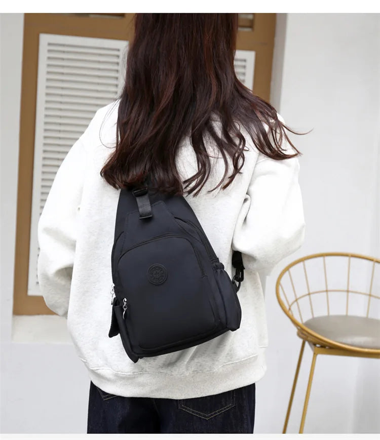 Casual Multi-Functional Nylon Chest Bag | Stylish and Practical