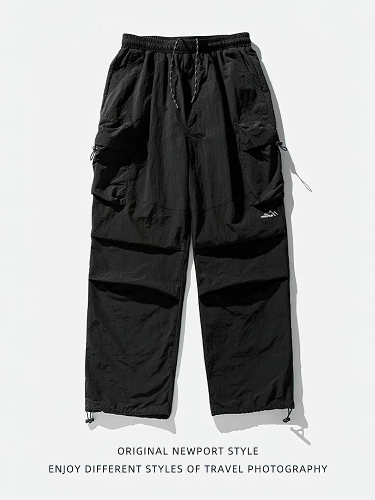 Men's Vintage Baggy Hiking Cargo Pants | Stylish Waterproof Trousers