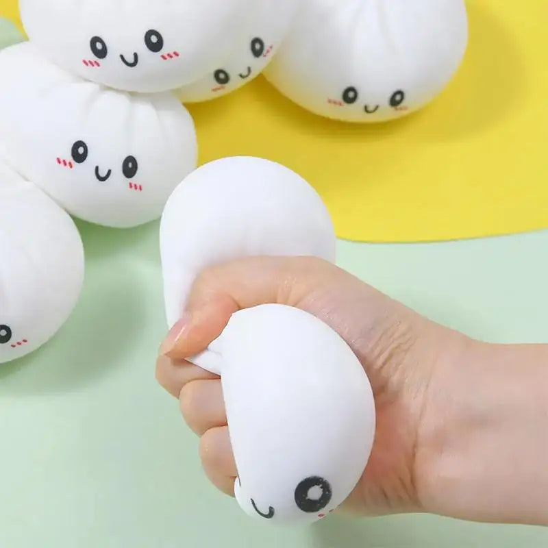 Giant Dumpling Toys Anxiety Relief Fidget Toy Simulation Food Steamed Stuffed Bun Soft Squeeze Decompression Dough Toy