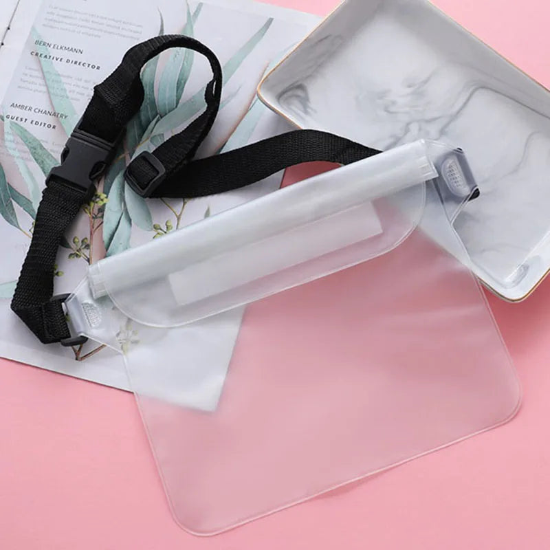Adjustable Waterproof Dry Bag Pouch for Phones and Valuables