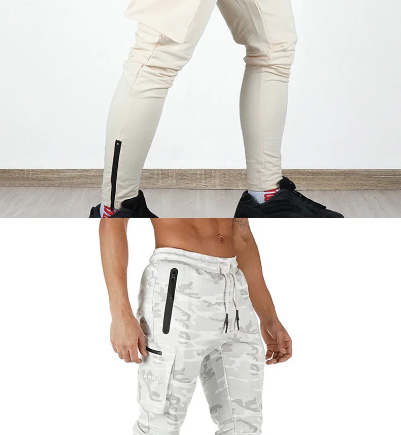 Men's Multi-Pocket Workout Training Pants | Stylish Jogging Sweatpants