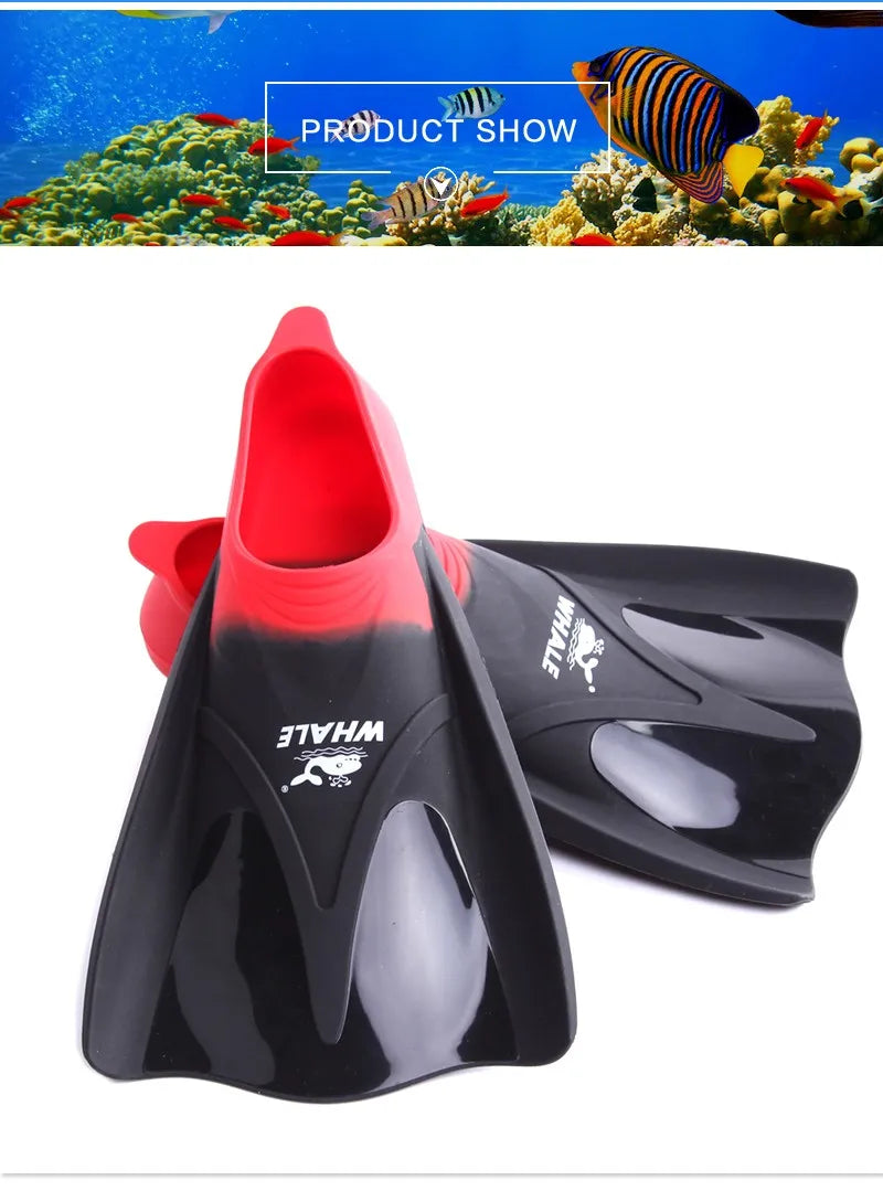 Professional Silicone TPR Diving Fins for All Ages | Pool Ready