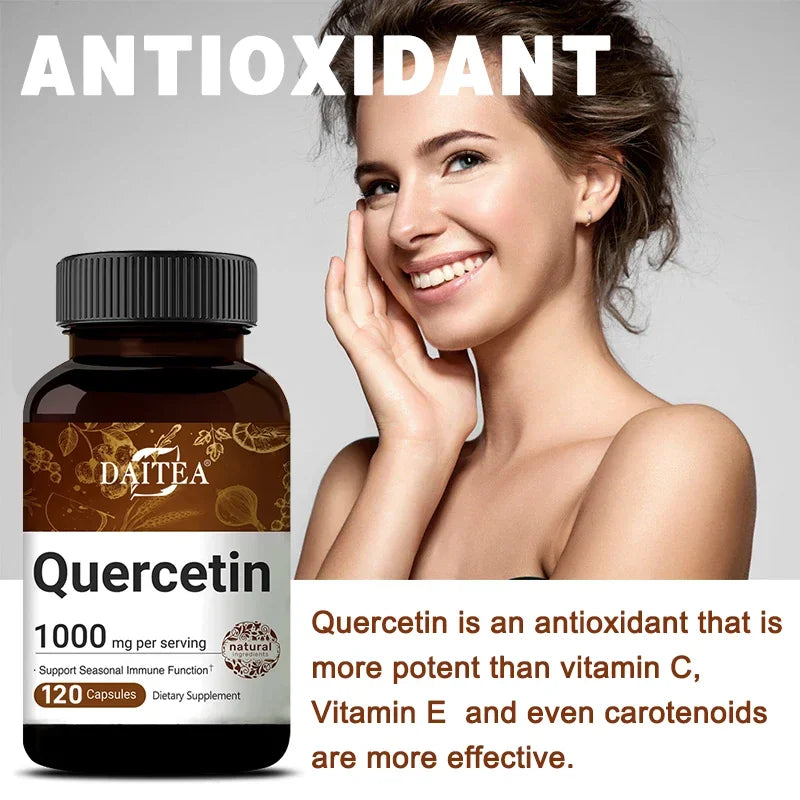 Quercetin Capsules 1000 Mg | Immunity & Circulation Support