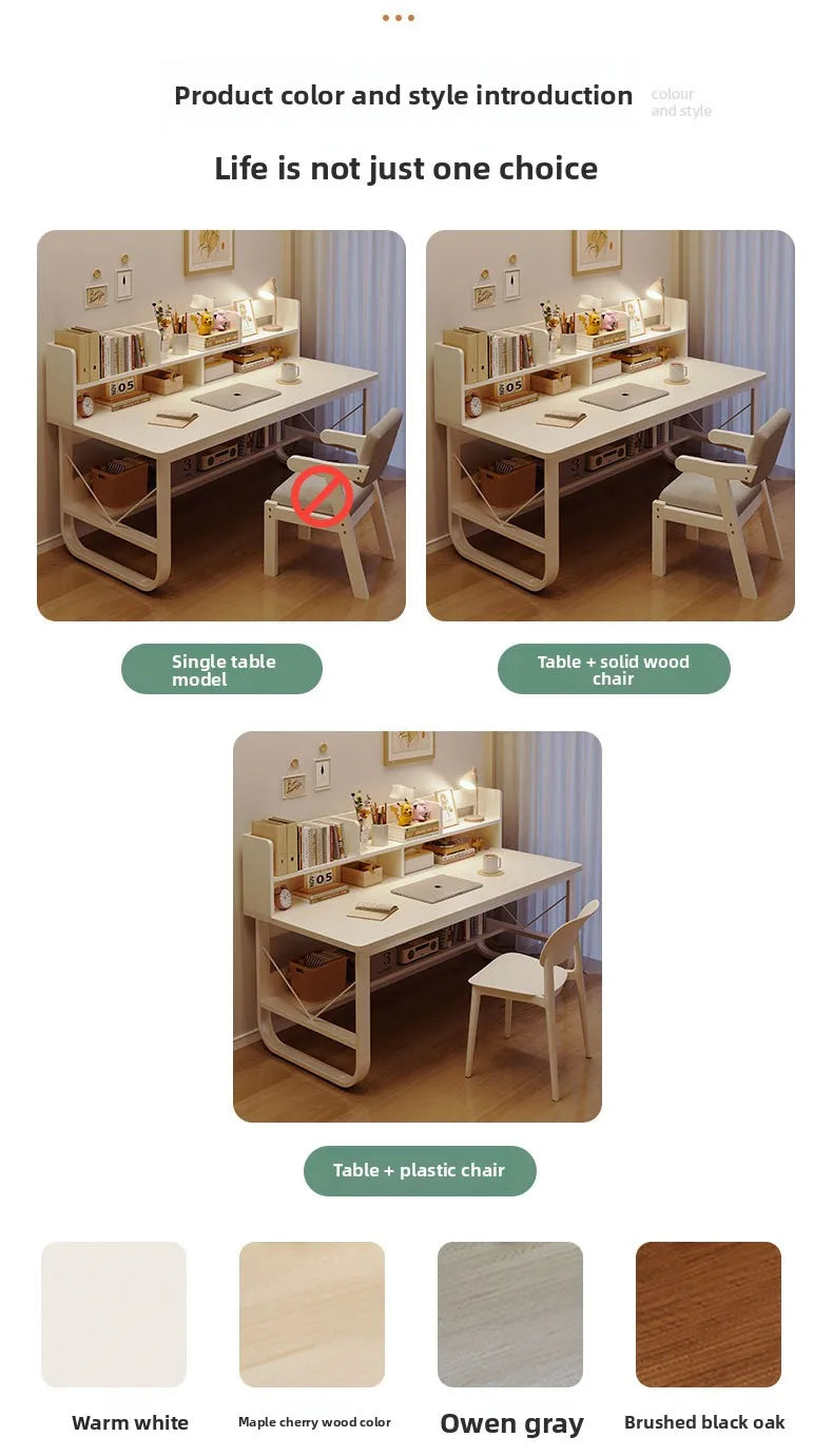 Simple and Stylish Desktop Computer Desk for Home Office