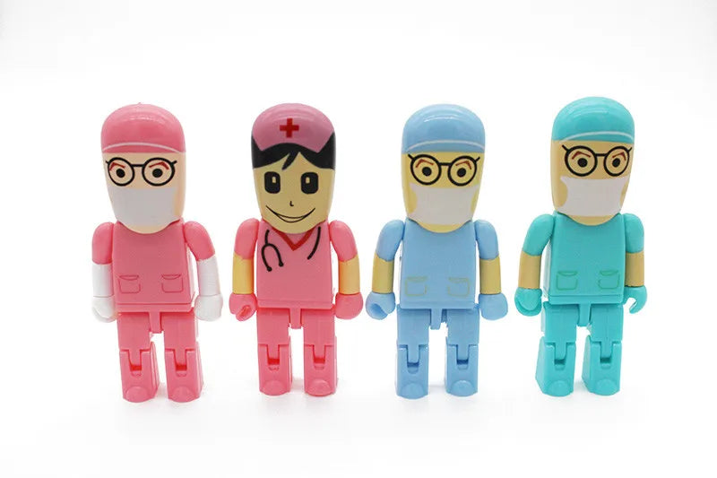 Mini Cartoon Doctor USB Flash Drive | Fun & Functional Storage