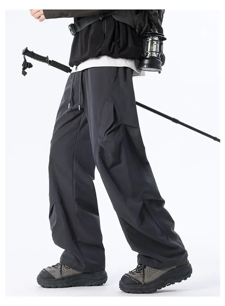 Men's Multi-Pocket Cargo Overalls | Stylish Baggy Trousers for Summer