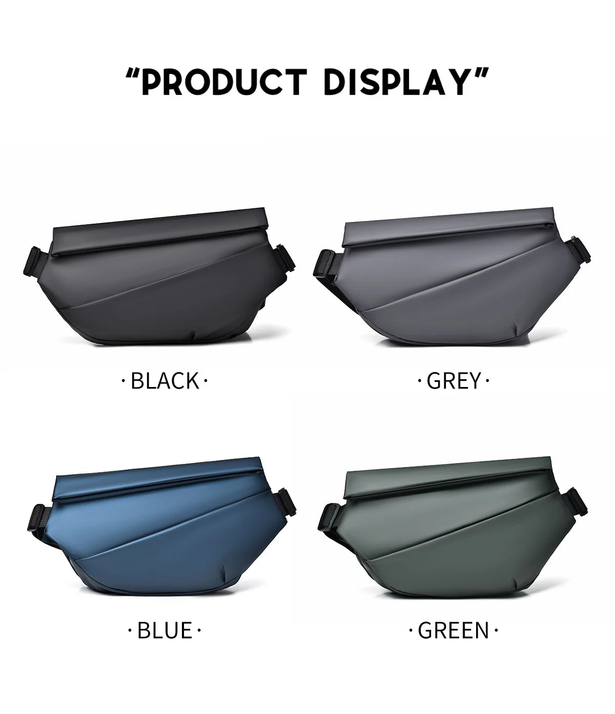 Men's Waterproof Sling Bag | Casual Crossbody Chest Bag