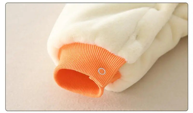 Thick Plush Newborn Baby Rompers | Cozy Winter Jumpsuit Outfits