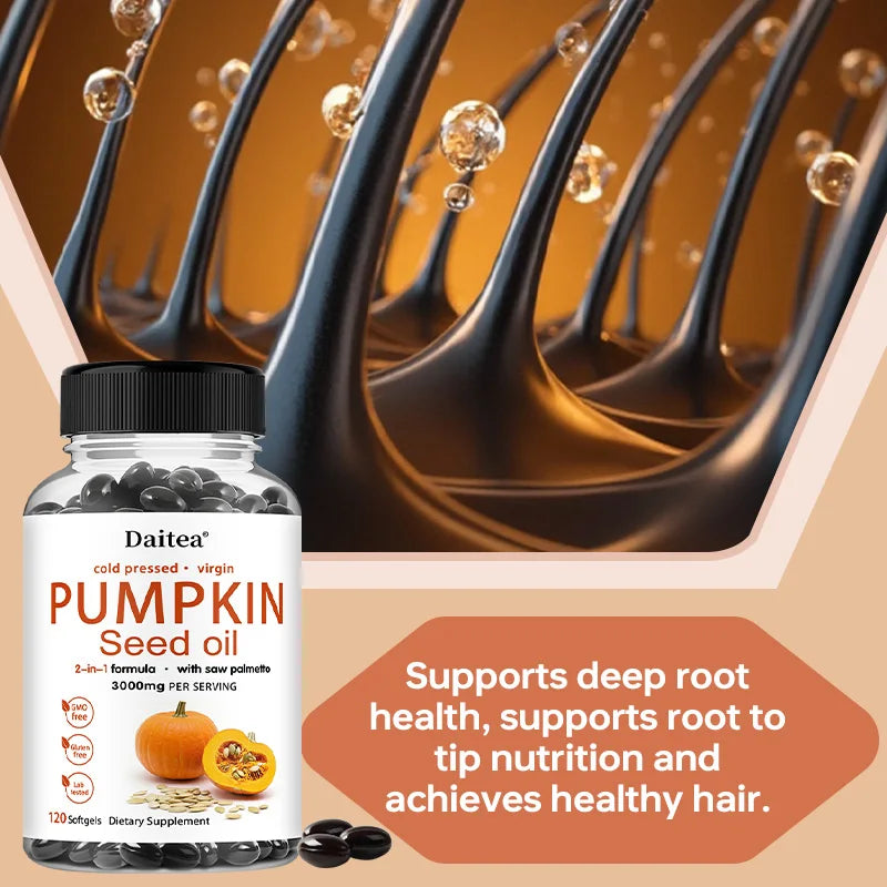 Pumpkin Seed Oil & Saw Palmetto Extract | Men's Health Support