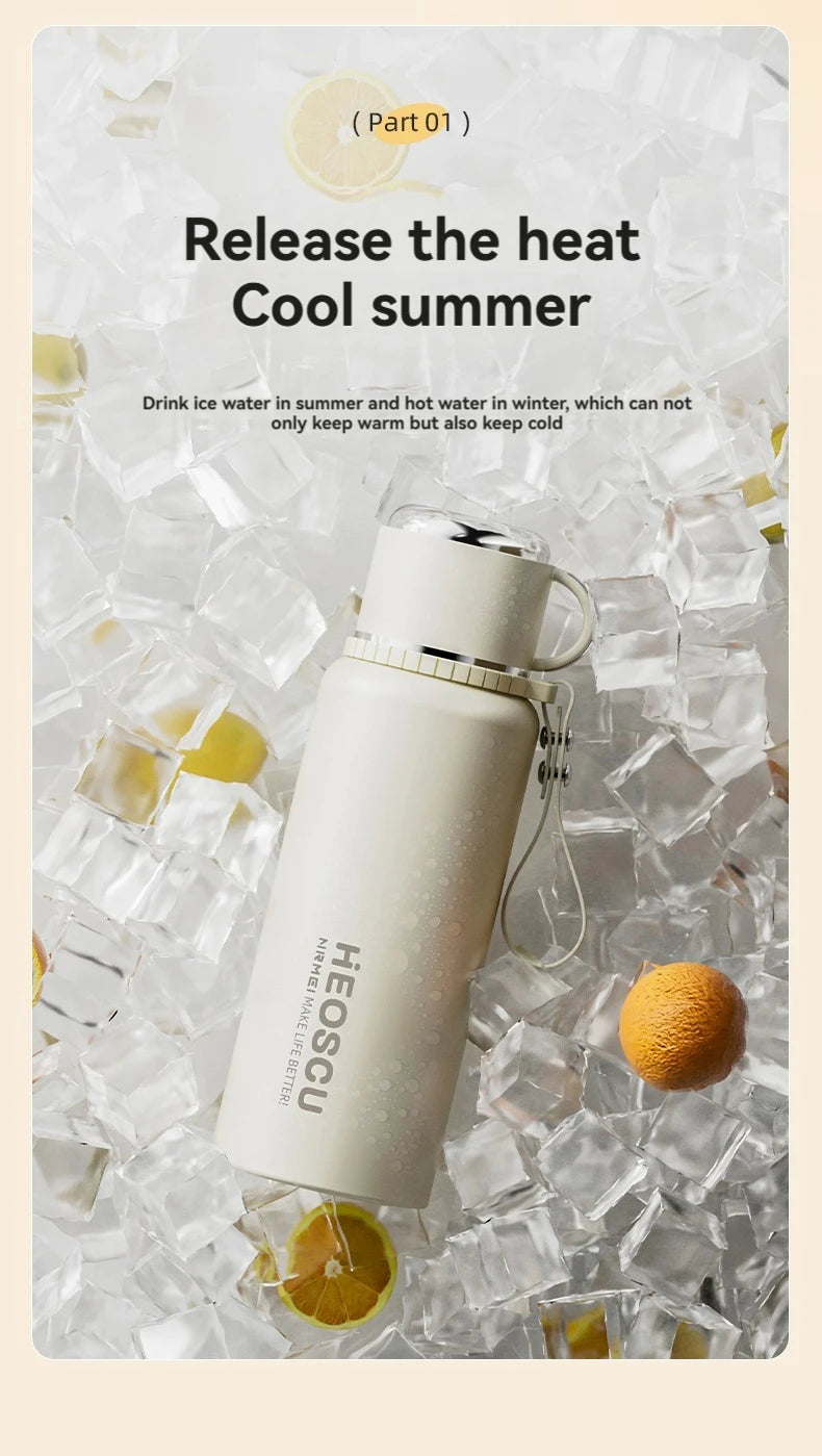 Premium Insulated Vacuum Water Bottle | Smart Stainless Steel Flask