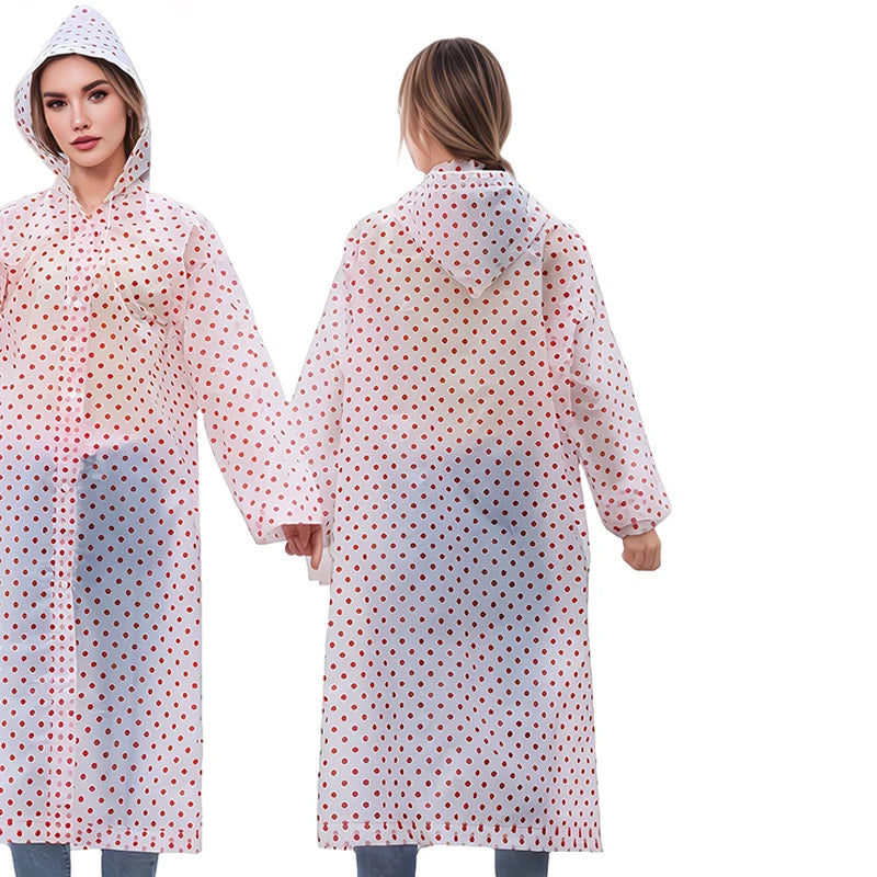 Lightweight Leopard Print Rain Poncho | Packable & Windproof