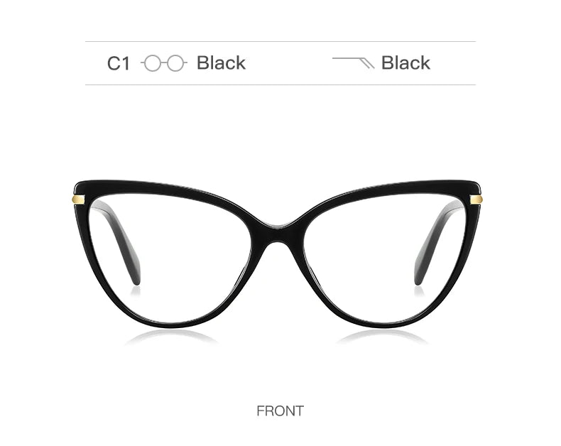 Chic Women's Cat Eye Prescription Glasses | Stylish & Functional