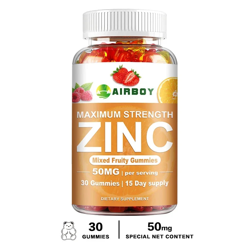 Zinc Gummies for Cognitive Support | Mood and Energy Booster