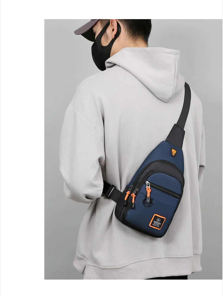 Men's Casual Sling Bag | Versatile Outdoor Chest Crossbody Pouch