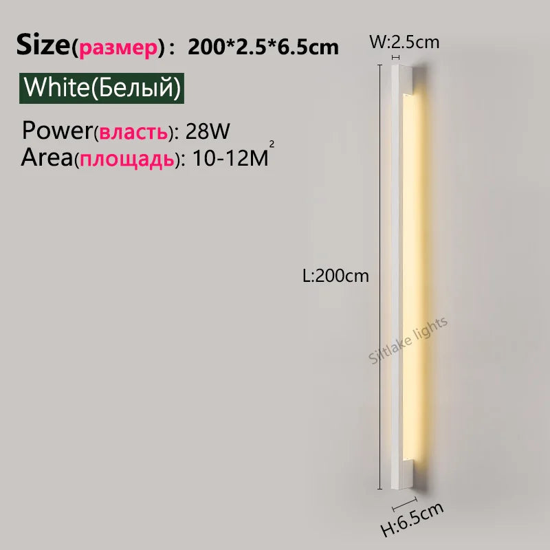 Lámparas de pared LED nórdicas modernas | Elegante decoración de iluminación interior