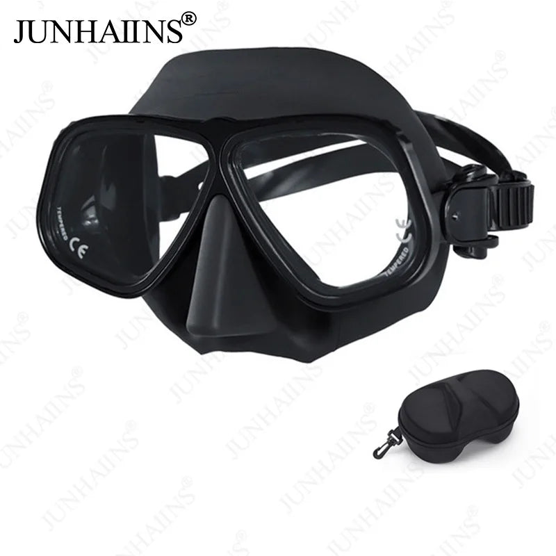 Freediving Mask with Aluminum Frame | Anti-Fog Diving Gear