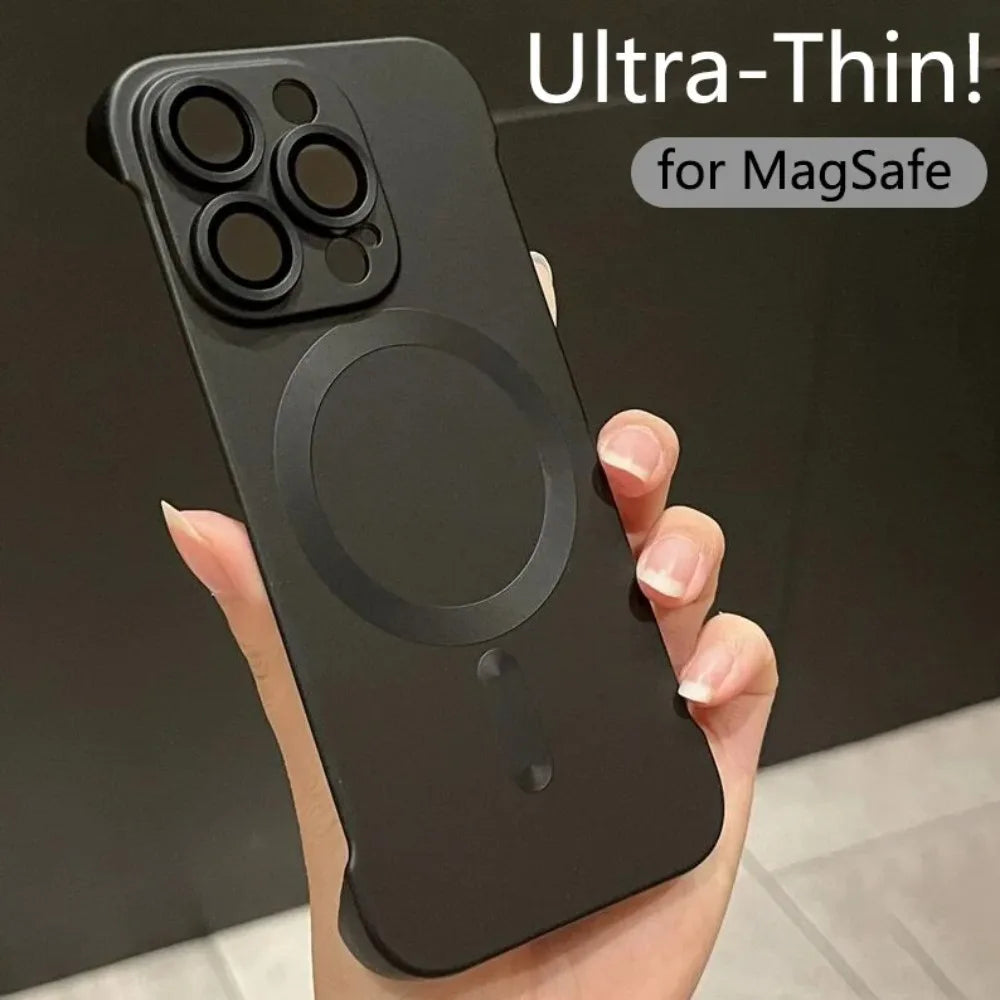 Magnetic Wireless Charging Case for iPhone | Ultra-Thin Matte Cover