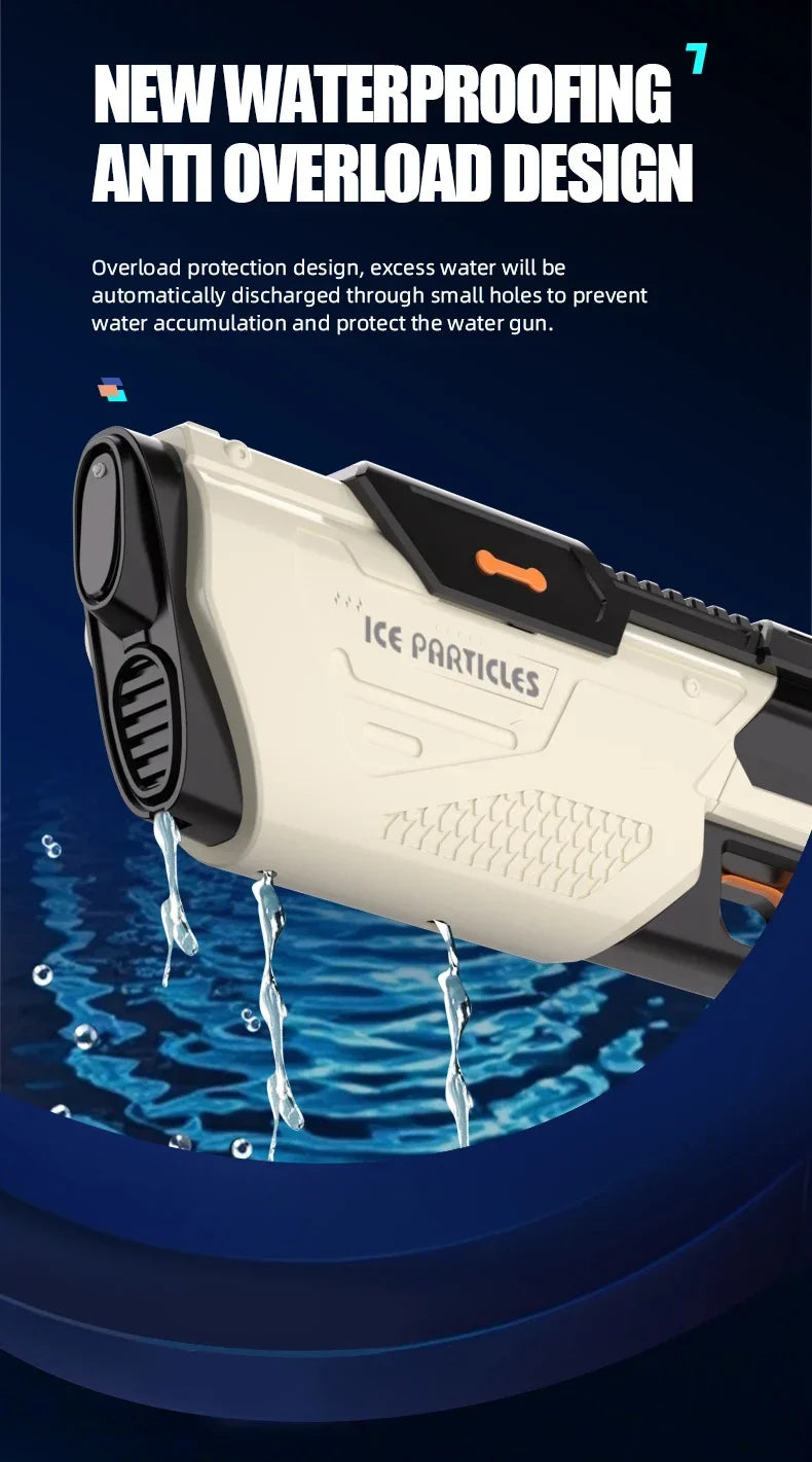 Full Electric Automatic Water Storage Gun | Fun Summer Toy