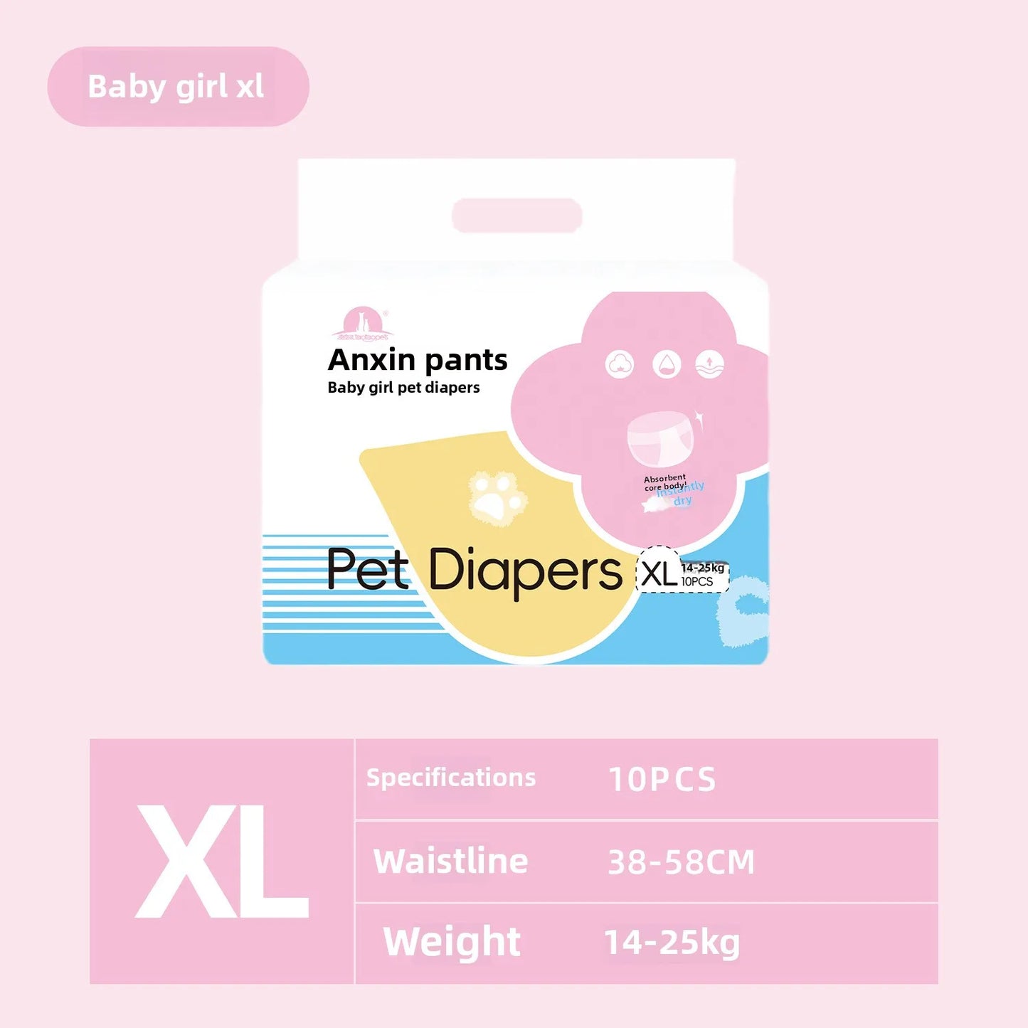 Comfortable Waterproof Pet Diapers | Thin & Breathable Dog Shorts