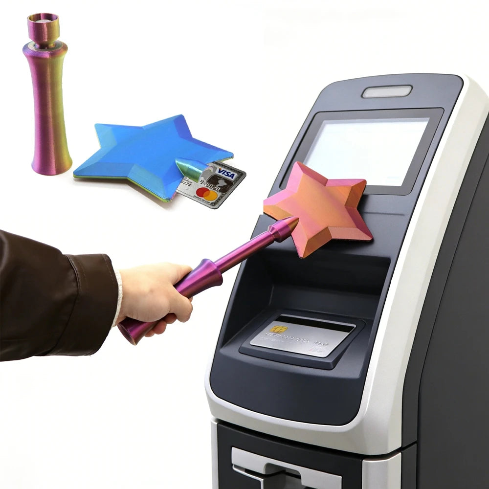3D Printed Magic Wand Card Holder | Fun & Stylish Payment Accessory