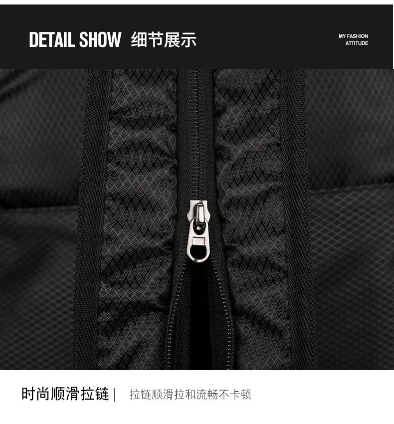 Men's Waterproof Large Capacity Crossbody Chest Bag | Fashionable & Functional