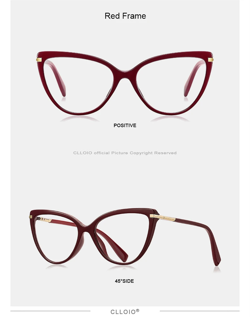 Stylish Cat Eye Reading Glasses | Anti Blue Light Protection