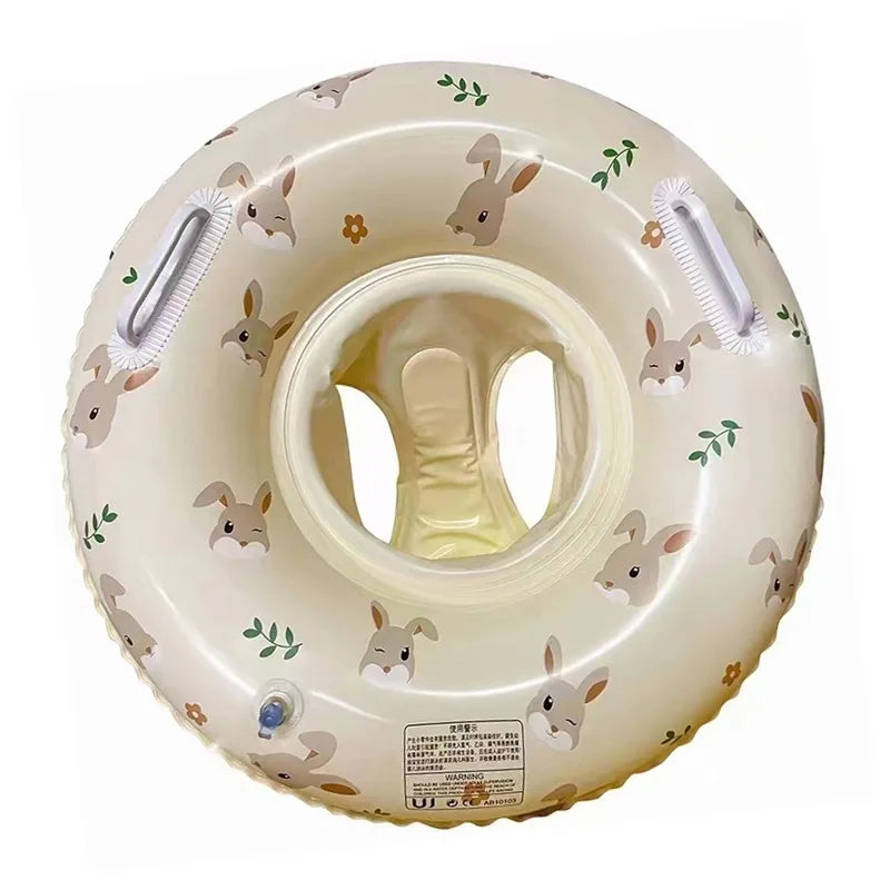 Baby Swimming Ring with Sunshade | Safe Toddler Pool Float