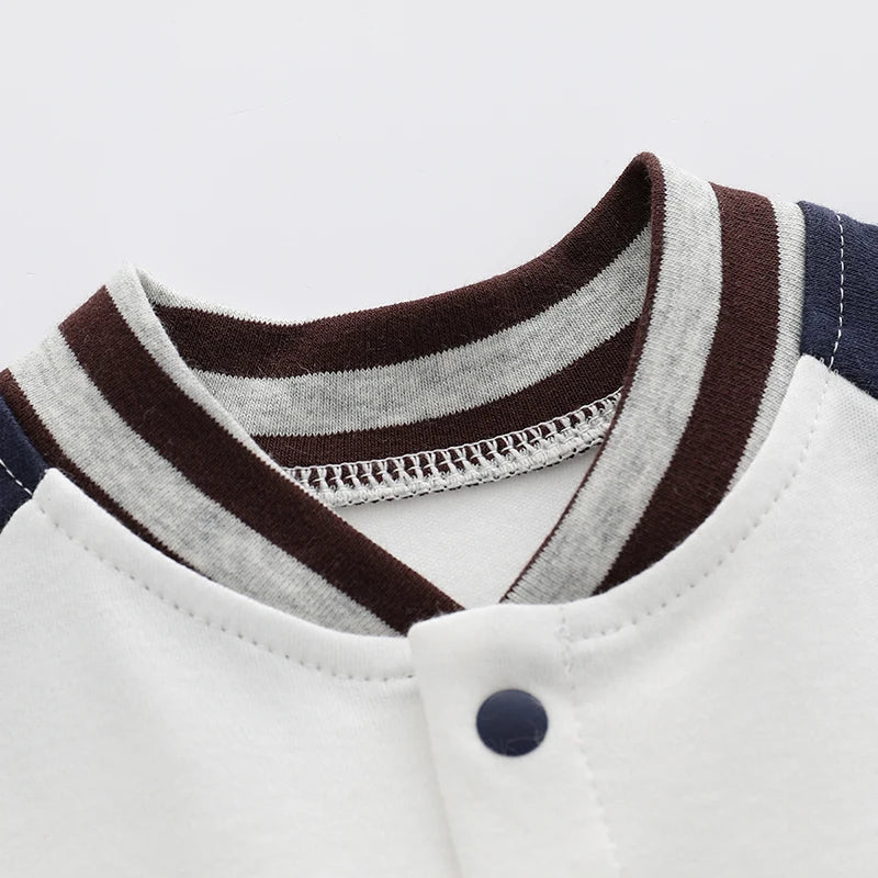 Cozy Pure Cotton Baby Long-Sleeved Rompers | Autumn Essentials