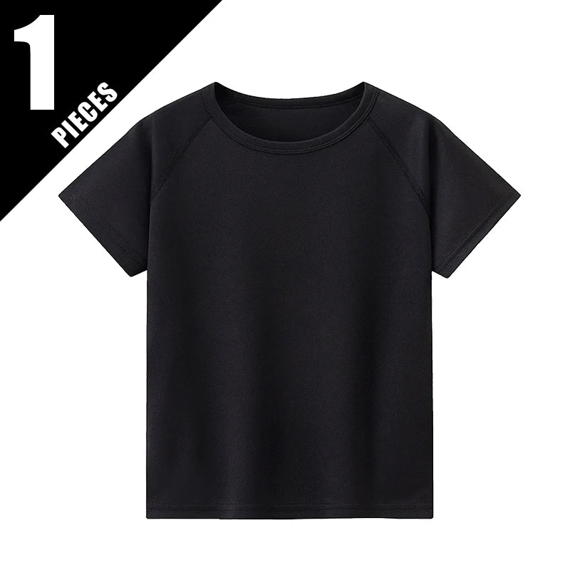 Comfortable Multi-Size Sports T-Shirts for Kids & Teens